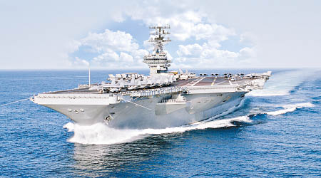 傳有中國黑客向在南海巡航的美軍航母「列根號」發動網絡攻擊。