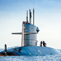 俄方批評荷蘭潛艇作出笨拙及危險的舉動。（荷蘭海軍圖片）