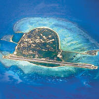 三沙市坐落於西沙群島永興島。