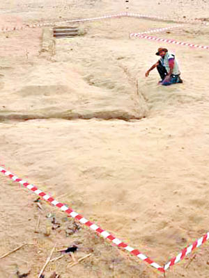 考古隊近日在埃及發現有數千年歷史的古城。