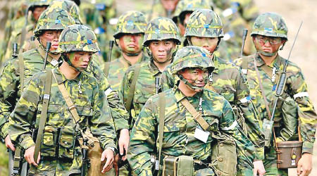 台灣軍方的能力受民眾質疑。（資料圖片）