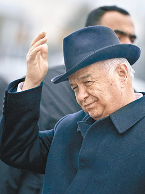 前任<br>前總統卡里莫夫早前離世。（資料圖片）