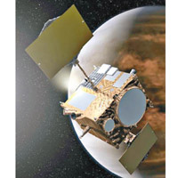 日本發射破曉號探測器探索金星。（JAXA圖片）