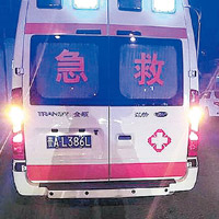 黑救護車攻陷京城。（互聯網圖片）