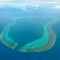 中國和東盟正在制訂南海行為準則，圖為中菲有爭議的黃岩島。