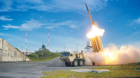 南韓將部署美軍的薩德系統。（資料圖片）