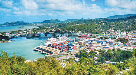 加勒比海國家聖盧西亞以旅遊業為主，圖為當地風光。（互聯網圖片）