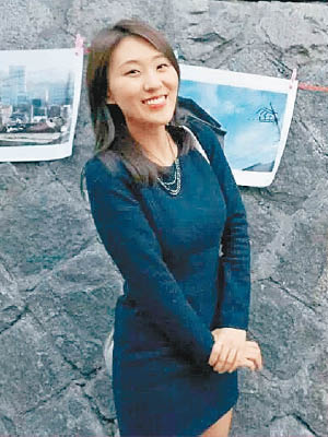 李小姐（圖）在南韓土生土長，她對朴槿惠下台表示高興。（受訪者提供）