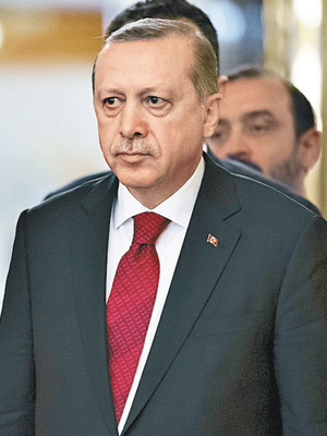 荷蘭不允許國內僑民舉辦支持土耳其總統埃爾多安（圖）的大會。