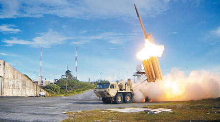 朝鮮半島局勢緊張，南韓部署薩德更令風波擴大。（資料圖片）