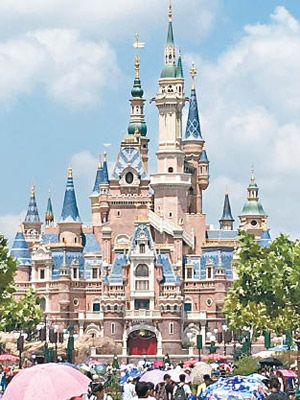 上海迪士尼開業九月，接待旅客逾八百五十萬。（資料圖片）