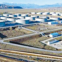 新疆獨山子亦有設立石油儲備基地。（互聯網圖片）