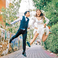 劉潔與男友最近正籌備婚禮，並到泰國拍婚紗照。（互聯網圖片）