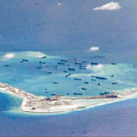 美國軍艦被指擅進美濟礁（圖）海域。（資料圖片）
