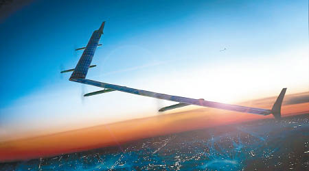 Fb正研發的太陽能無人機Aquila。（資料圖片）