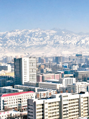 圖為新疆烏魯木齊市貌。（資料圖片）