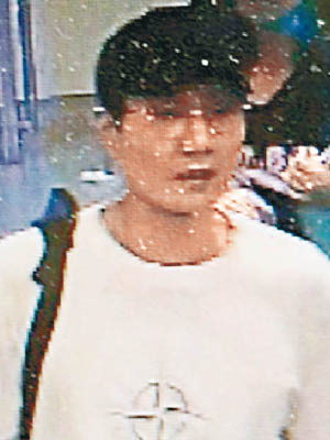 圖為涉案的韓籍竊賊。