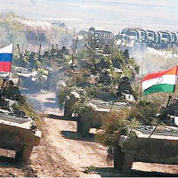 印度及俄羅斯將在十月舉行聯合軍演。圖為印俄以往的軍演。（資料圖片）