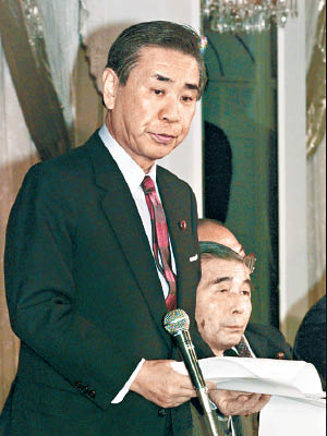 羽田孜曾短暫擔任首相。（資料圖片）