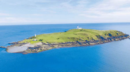 圖為蘇格蘭的小羅斯島。（互聯網圖片）
