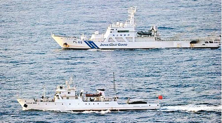 日媒指中國公務船駛近釣魚島已成常態。（資料圖片）