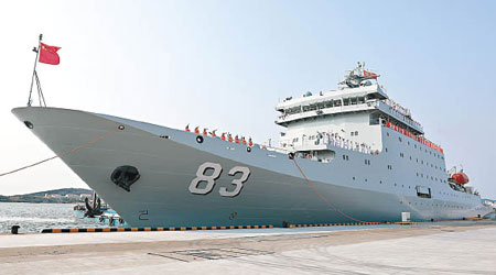 中國海軍新型訓練艦戚繼光號