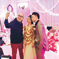 廣東中山早前有新人舉行超豪華婚禮，並邀請香港藝人林盛斌（左）擔任司儀。（資料圖片）