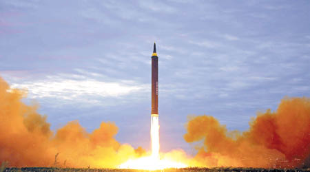 北韓頻頻試射洲際彈道導彈。（資料圖片）