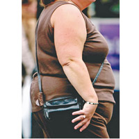 美國癡肥人數愈來愈多。