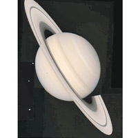 旅行者1號曾飛近土星，並將數據傳回地球。（資料圖片）