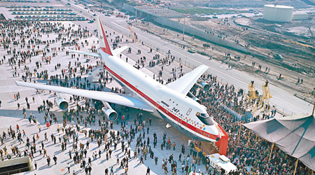 波音747面世近半世紀，圖為六十年代的波音747-100客機。（資料圖片）