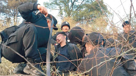 陳建湘被警方緝拿歸案。（互聯網圖片）