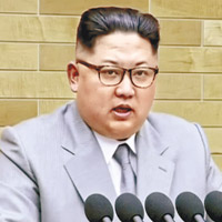 金正恩發表新年賀詞，重申北韓核武攻擊範圍包括美國本土。