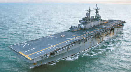 黃蜂號將加入美軍第七艦隊。（資料圖片）