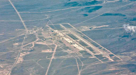 托諾帕測試場亦是客機的目的地之一。（資料圖片）