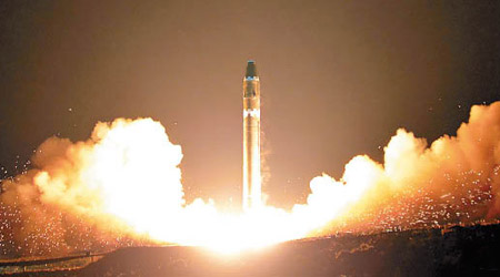 北韓頻頻試射導彈而招致制裁。