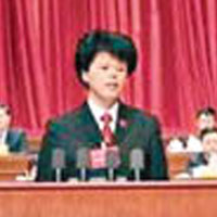 江蘇省人民檢察院檢察長劉華在人大會議上作工作報告。（互聯網圖片）