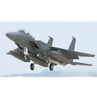 南韓<br>南韓軍方派出F15K戰機「伴飛」。
