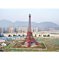 杭州出現山寨版艾菲爾鐵塔。（資料圖片）