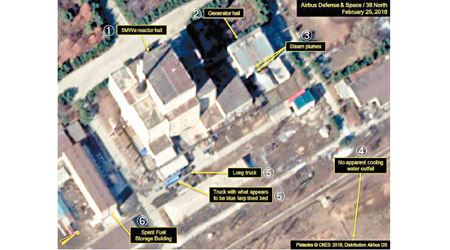 衞星圖片顯示北韓寧邊原子能研究中心在近期仍有運作。