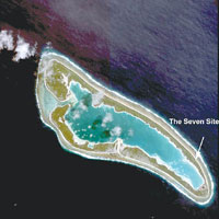 尼庫馬羅羅環礁位於太平洋海中心。（資料圖片）