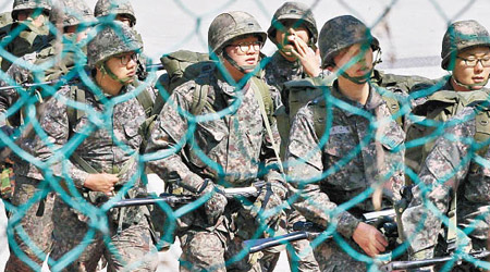 南韓男子規定要服兵役。（資料圖片）
