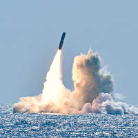 美軍潛艇成功試射三叉戟二型D5潛射導彈。（互聯網圖片）