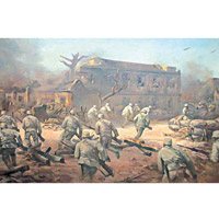 金門古寧頭戰役導致國共兩軍傷亡慘重。