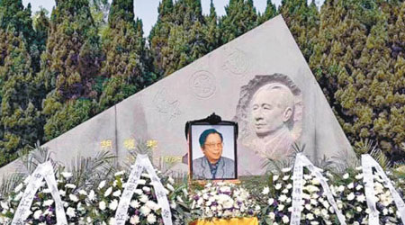 胡耀邦夫婦的骨灰合葬在江西共青城。（互聯網圖片）