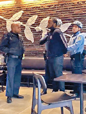 事主在咖啡店被警員拘捕。（資料圖片）