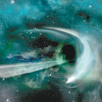 天文學家在宇宙發現一個急速發展的黑洞。（資料圖片）