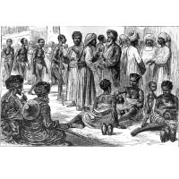 黑奴曾經遍布英國的街頭。（互聯網黑白圖片）