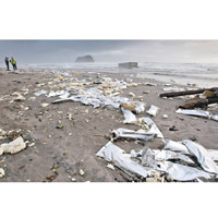 塑膠垃圾是現時環境污染的一大元兇。（美聯社圖片）