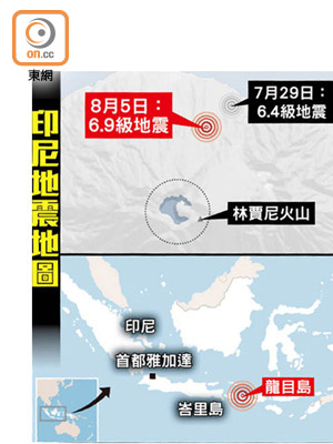 印尼地震地圖